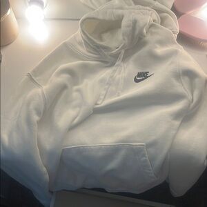 Nike Classic White Pullover Hoodie